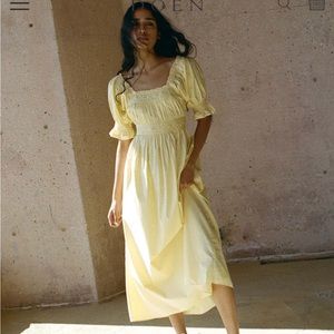 ISO Doen eclipse nightgown in yellow